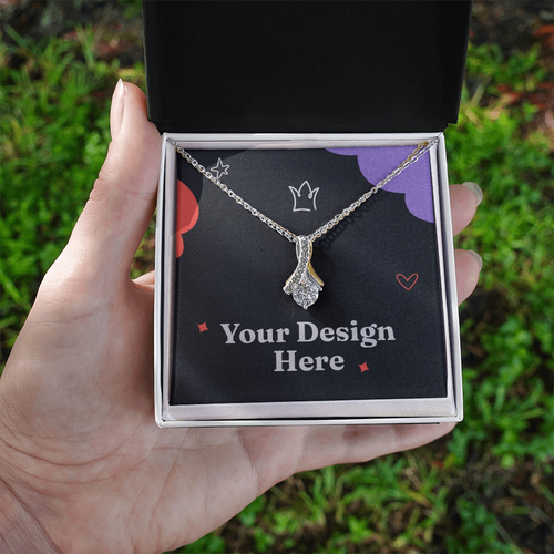 Alluring Beauty Necklace - Yellow & White Gold Variants