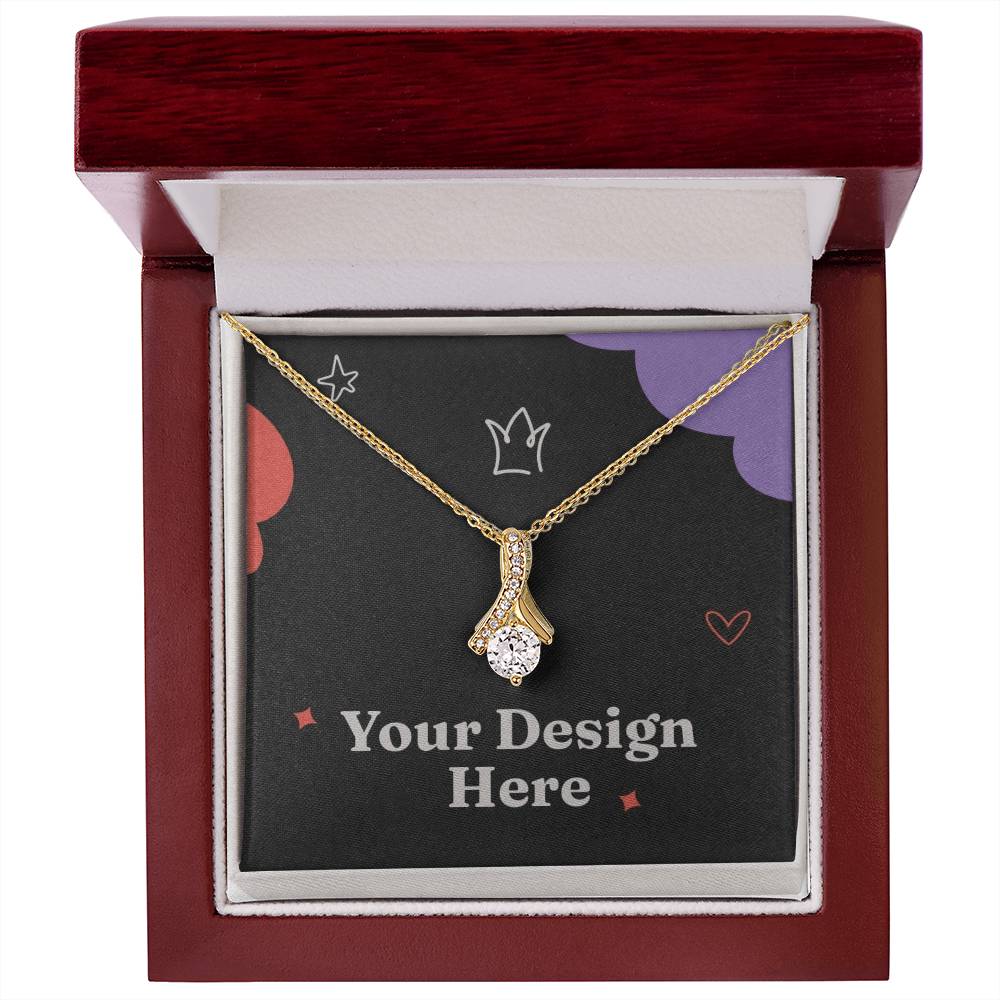 Alluring Beauty Necklace - Yellow & White Gold Variants