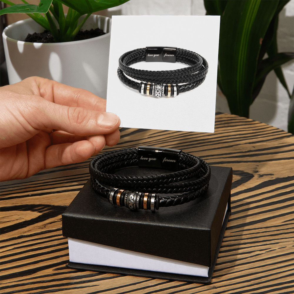 Men's "Love You Forever" Bracelet
