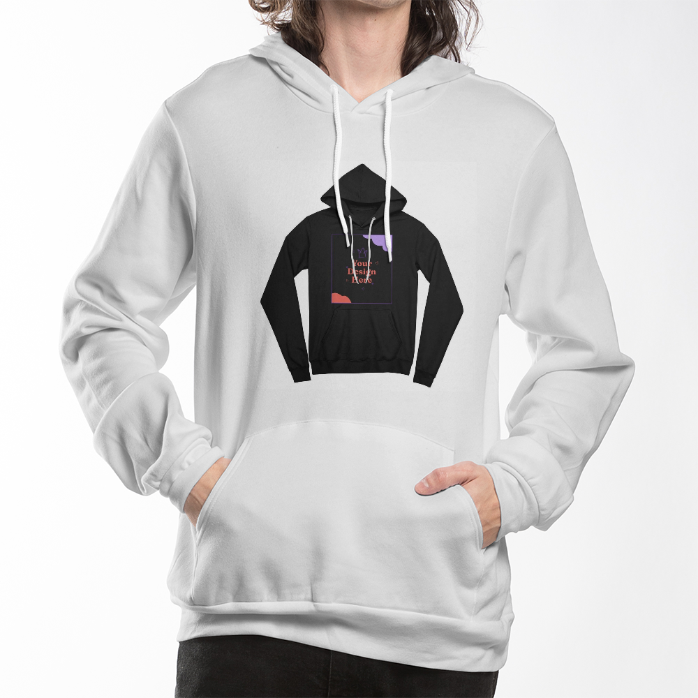 Bella + Canvas 3719 Unisex Pullover Hoodie Front Print