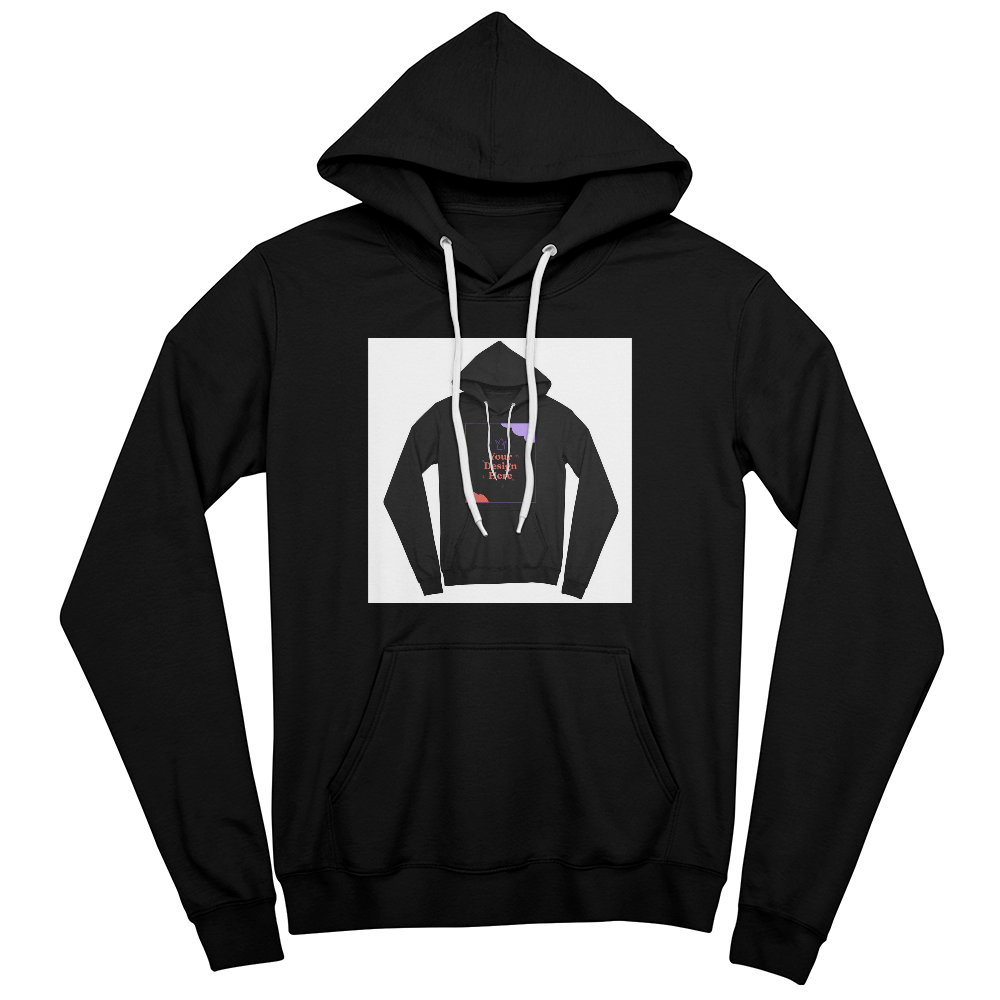 Bella + Canvas 3719 Unisex Pullover Hoodie Front Print