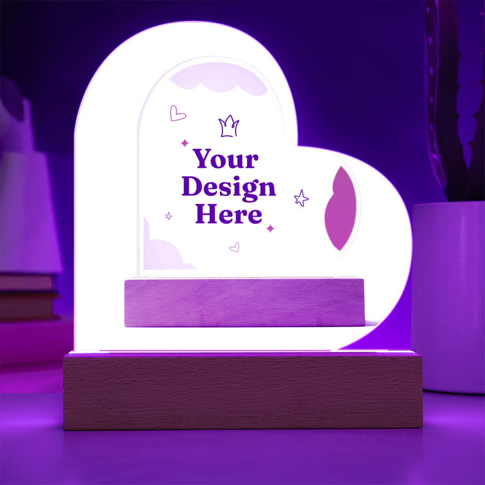 Acrylic Heart Plaque