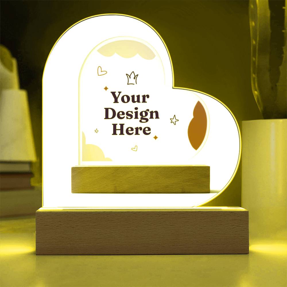 Acrylic Heart Plaque