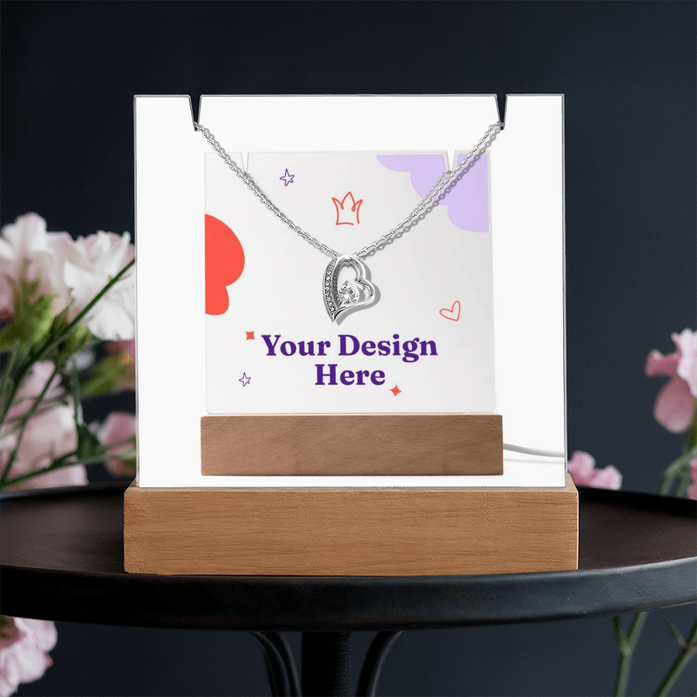 Keepsake Acrylic & Forever Love Necklace