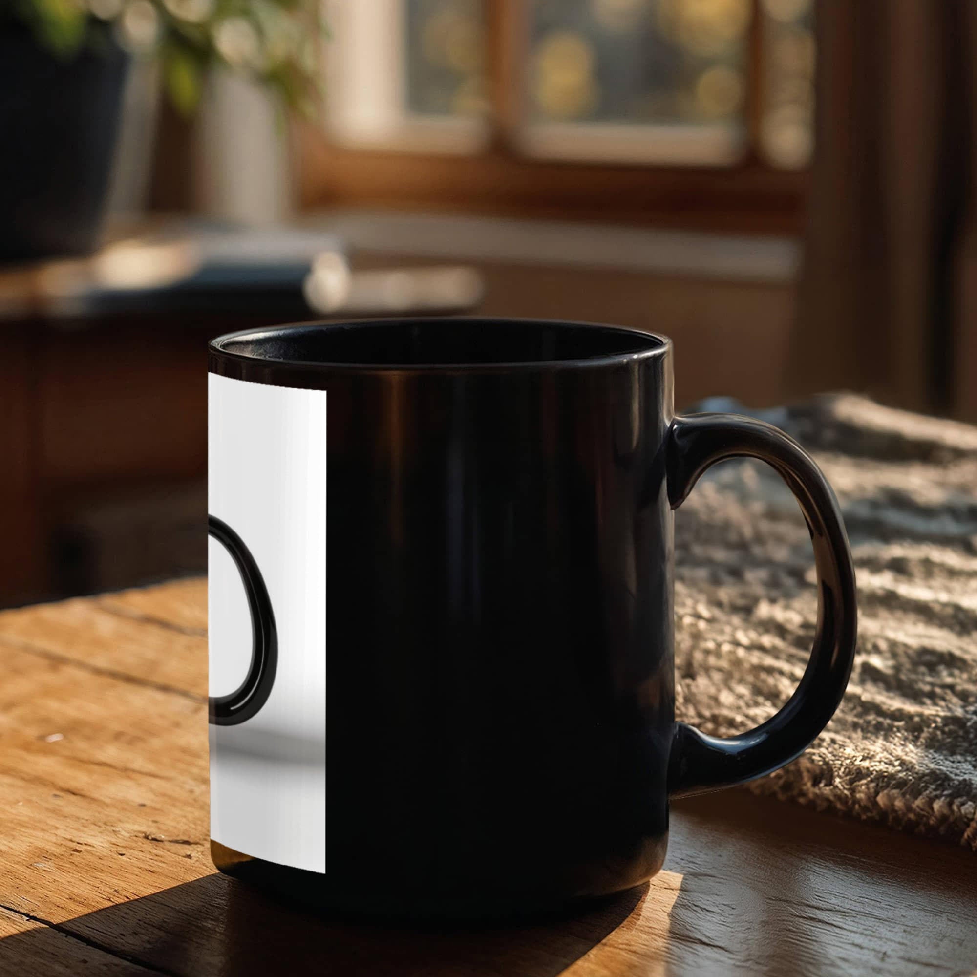 Black Ceramic Mug Multiple Variants