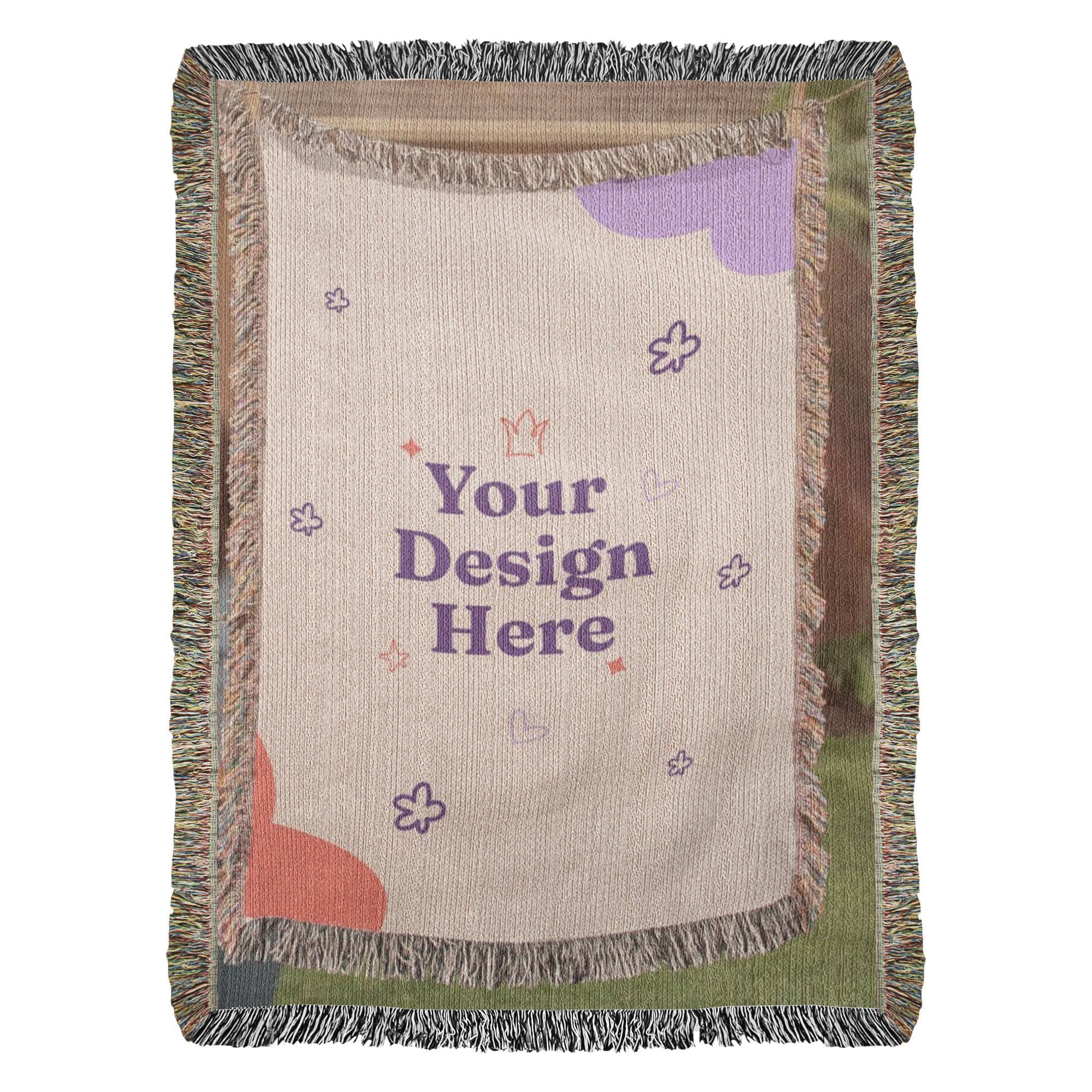 Photo Heirloom Woven Blanket (Portrait)