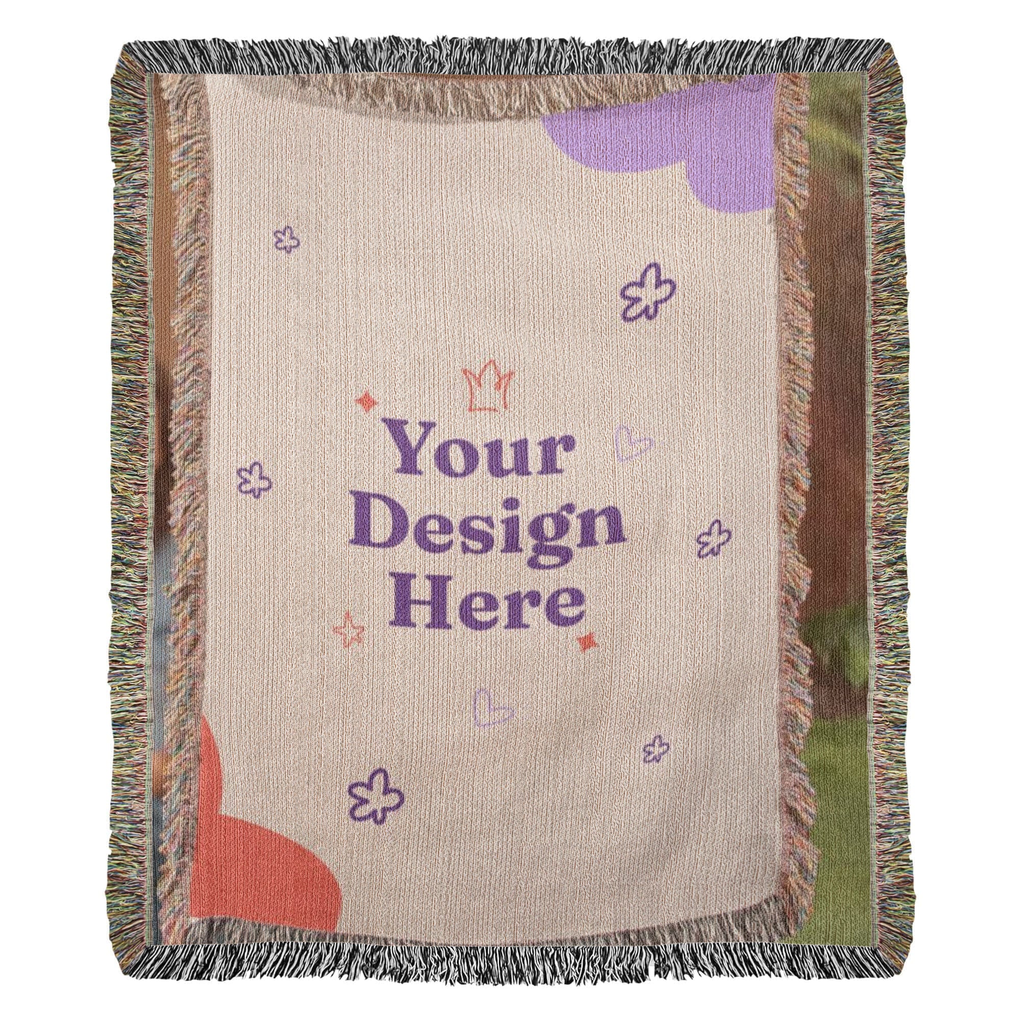 Photo Heirloom Woven Blanket (Portrait)