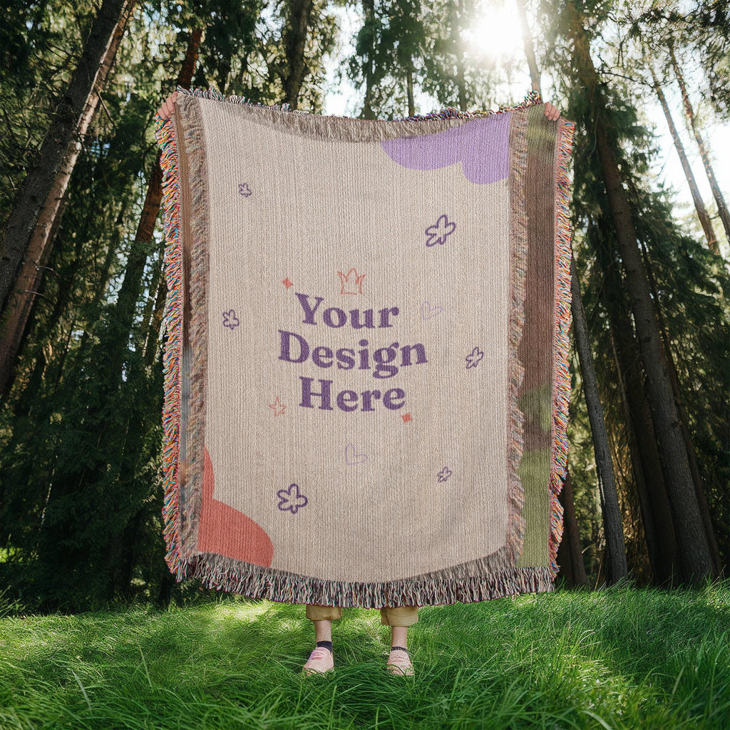 Photo Heirloom Woven Blanket (Portrait)