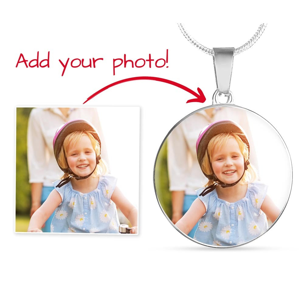 Customized Circle Necklace - Engraving